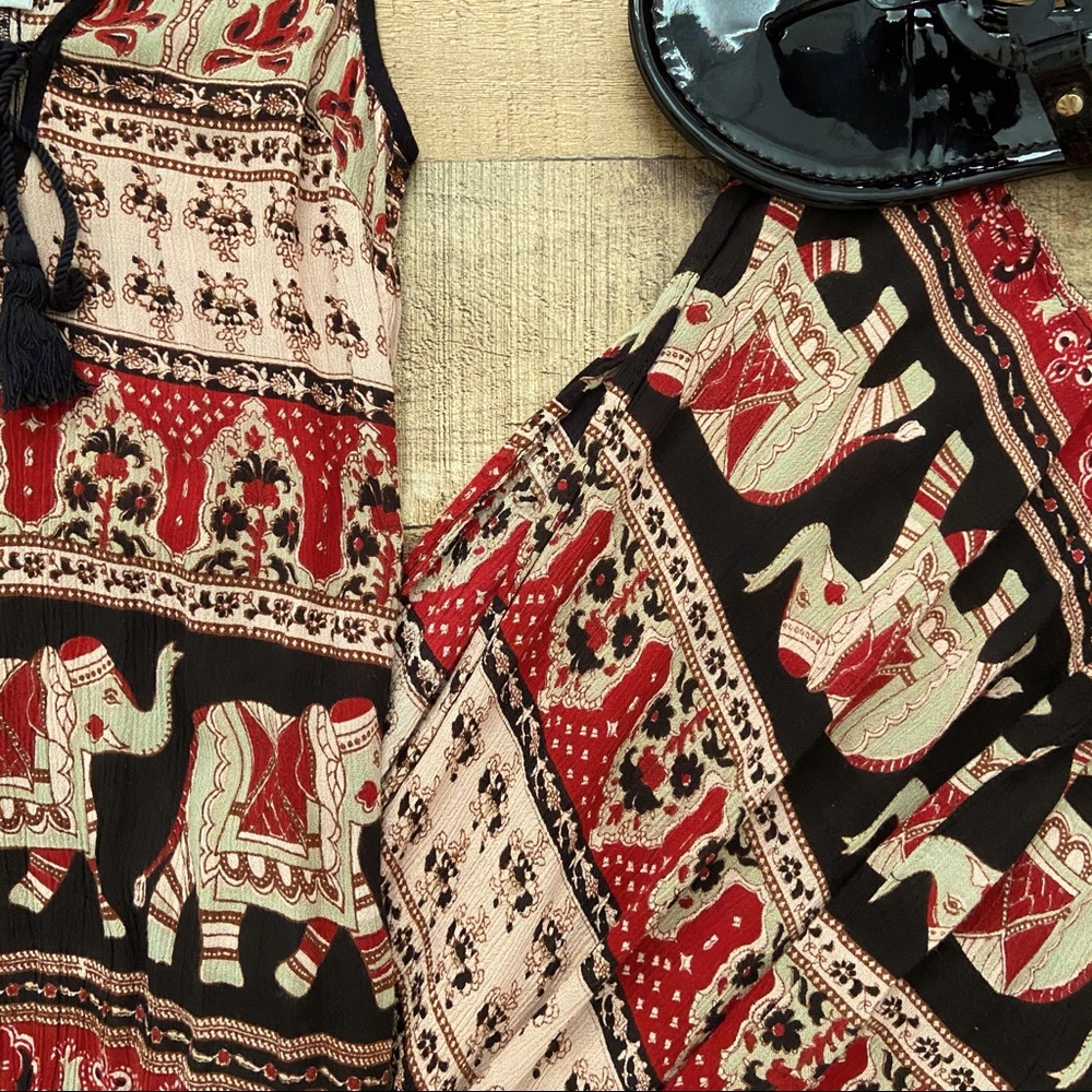 MAXI DRESS, Crocheted Shoulders by Band of Gypsies - Picture 4 of 12